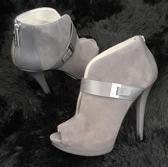 Michael Kors Shoes - MICHAEL KORS GUILIANA PEEP TOE BOOTIE